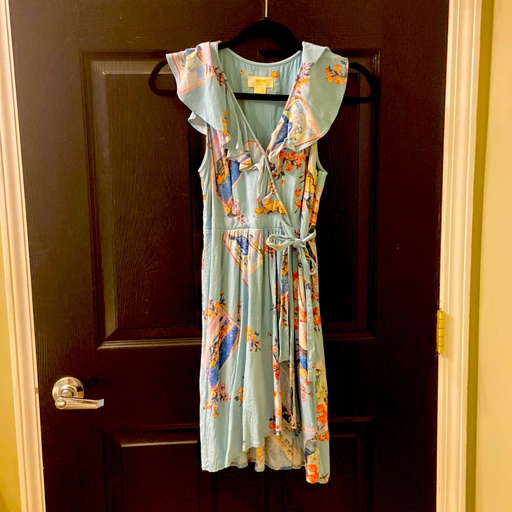Powder Blue Anthropologie Maeve dress, size 0p